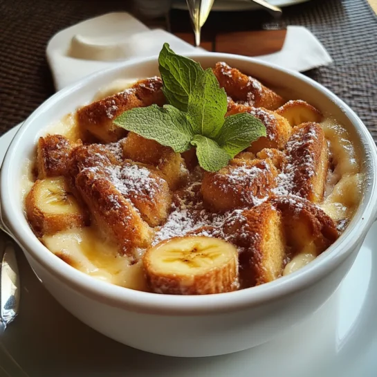 Banana Bread Pudding