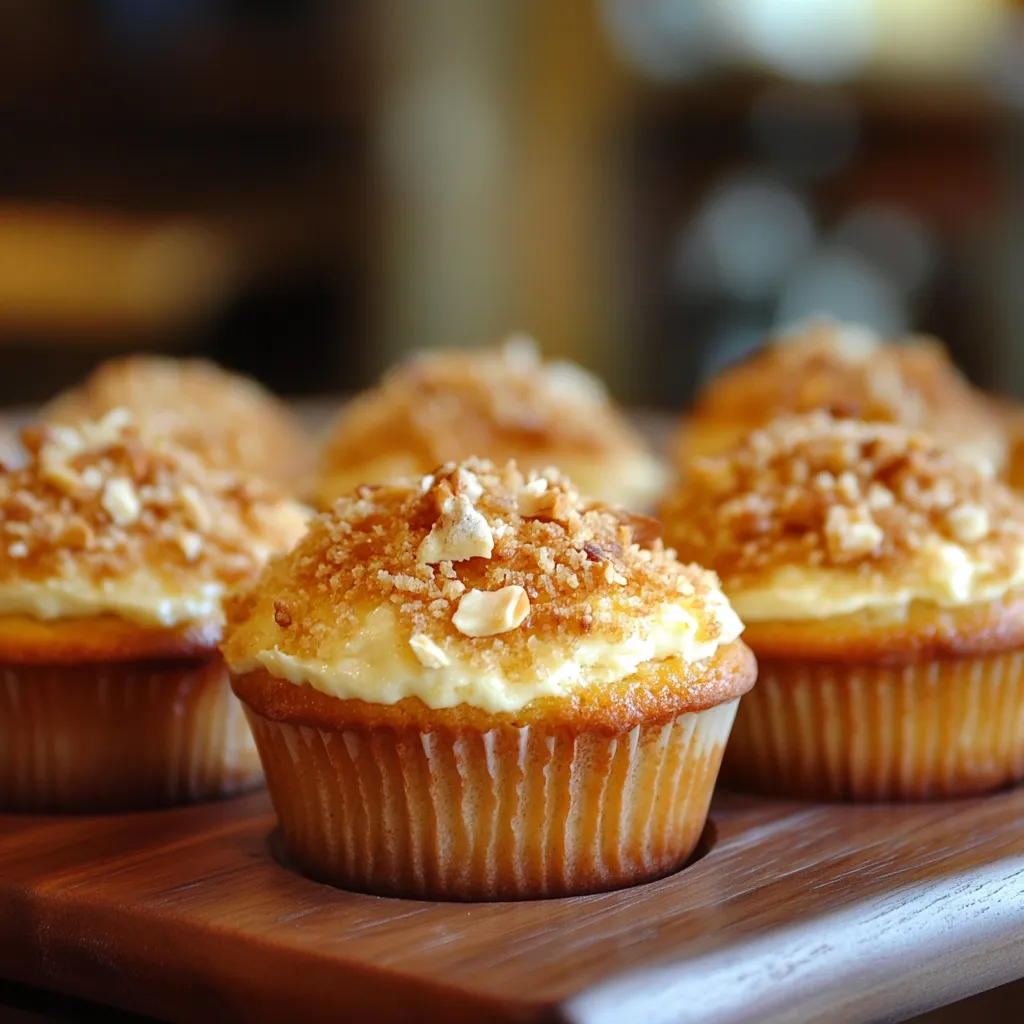 Banana Cream Cheese Muffins