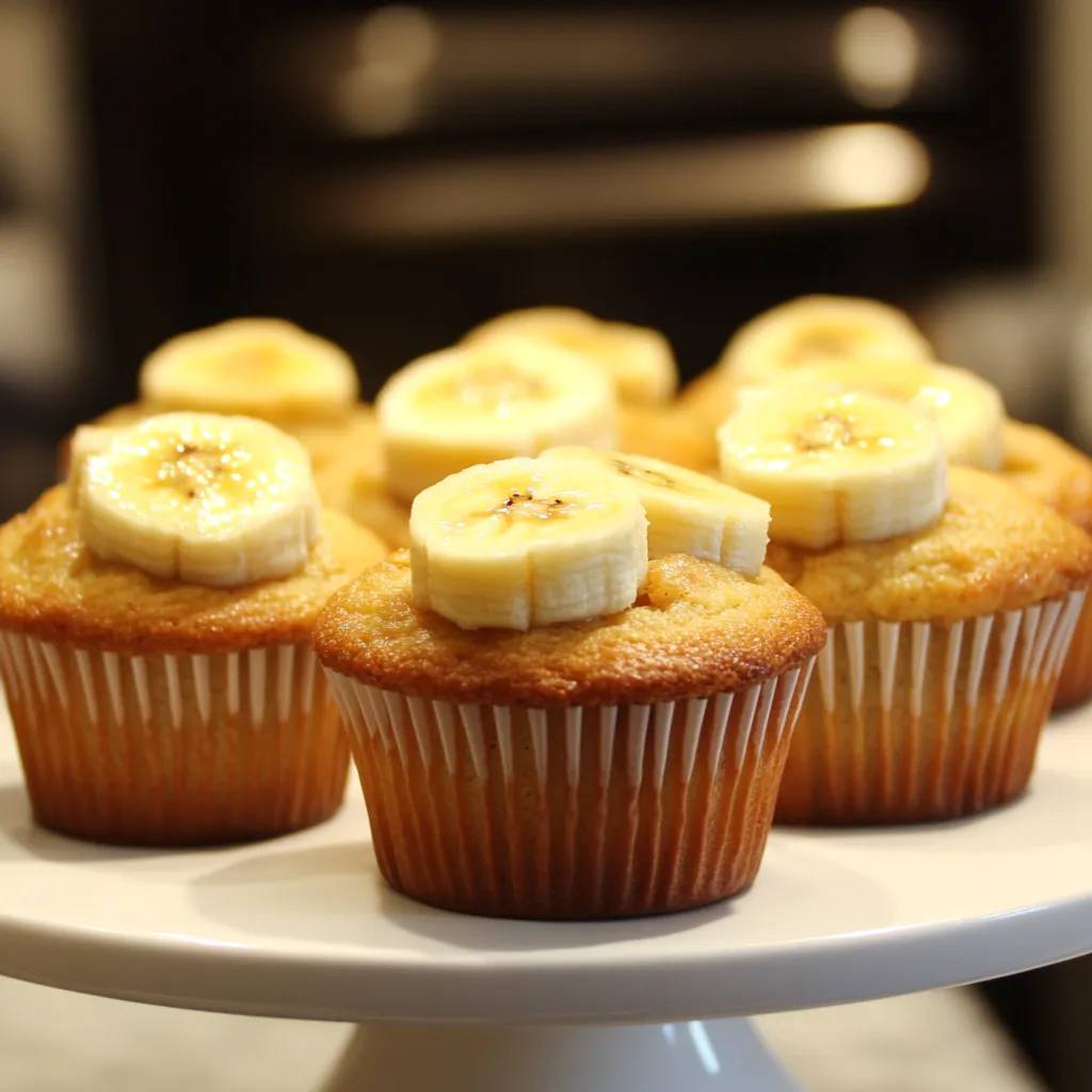 Banana Cream Cheese Muffins