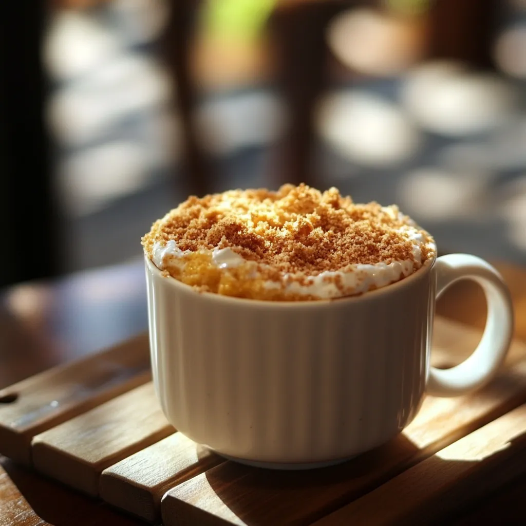 Coffee Cake in a Mug