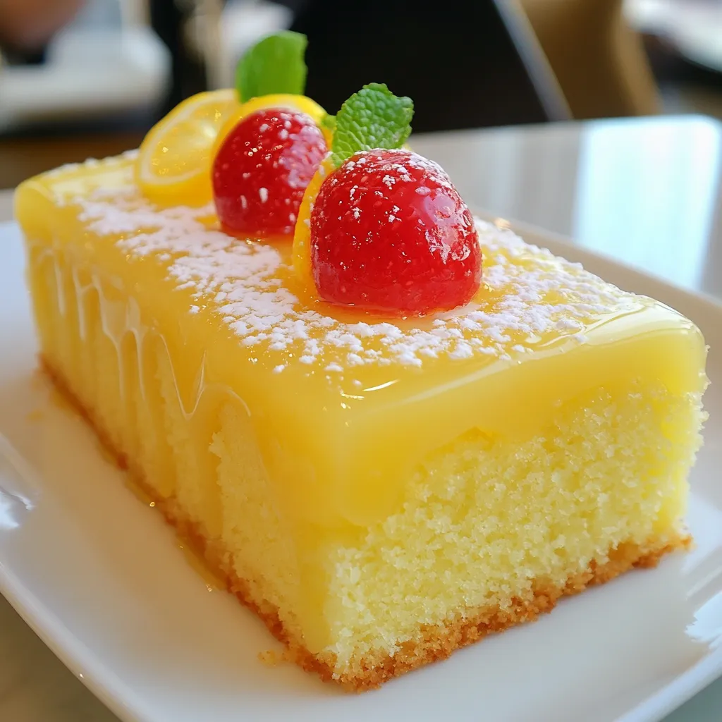 Lemon Sour Cream Pound Cake
